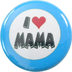 I love mama button blue